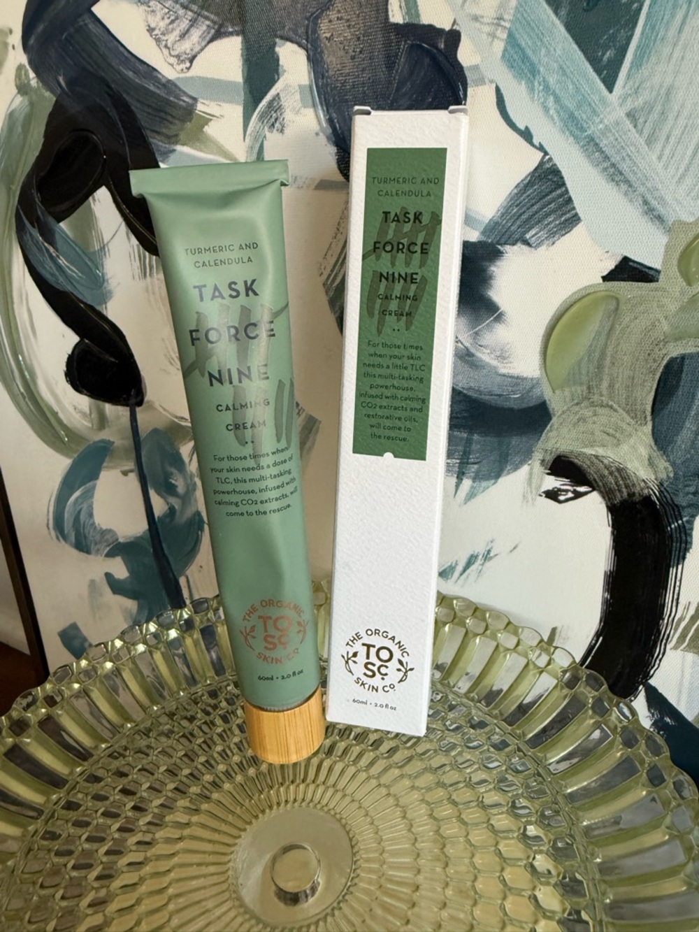 *NEW*2oz* Task Force* Nine TURMERIC AND CALENDULA Calming Cream